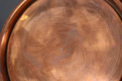 Carl Deffner. An Early Secessionist Style Copper & Brass Punch Bowl & Lid - Thumbnail 15