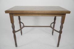 H. Batley Attributed, Collinson & Lock, Anglo-Japanese Fold Over Card Table - Thumbnail 4
