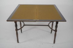 H. Batley Attributed, Collinson & Lock, an Anglo-Japanese Fold Over Card Table - Thumbnail 6