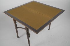 H. Batley Attributed, Collinson & Lock, Anglo-Japanese Fold Over Card Table - Thumbnail 8