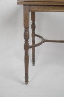 H. Batley Attributed, Collinson & Lock, an Anglo-Japanese Fold Over Card Table - Thumbnail 21