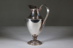 W. A. S. Benson (stamped). A Silver Plated Hot Water Jug - Thumbnail 2