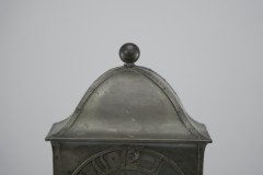 BGH Attributed, Arts & Crafts Brass Mantel Clock with Stylised Floral Chasing - Thumbnail 5