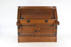 Leonard Wyburd for Liberty & Co., A Good Quality Liberty & Co., Oak Bureau - Thumbnail 3