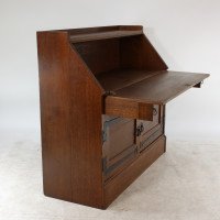 Leonard Wyburd for Liberty & Co., A Good Quality Liberty & Co., Oak Bureau - Thumbnail 6