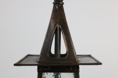 Glasgow School Anodised Copper Ceiling Light with Inverted Split-Heart Cut-Outs - Thumbnail 6