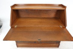 Leonard Wyburd for Liberty & Co., A Good Quality Liberty & Co., Oak Bureau - Thumbnail 27