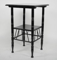 E. W. Godwin In the style of, Aesthetic Movement Ebonised Side Table - Thumbnail 2
