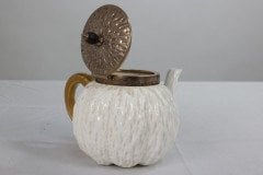 Christopher Dresser, attributed. Three-Piece Tea Set Made by Coalport for Hukin & Heath - Thumbnail 4