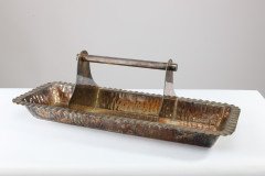 Hukin & Heath, Aesthetic Movement Oblong Electro-Plated Serving Tray - Thumbnail 4