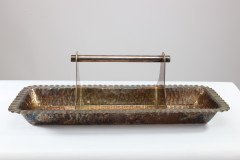 Hukin & Heath, Aesthetic Movement Oblong Electro-Plated Serving Tray - Thumbnail 5