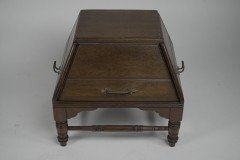 Dr. Christopher Dresser for Benham & Froud, Rare Aesthetic Movement Oak Coal Box - Thumbnail 2