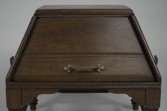 Dr. Christopher Dresser for Benham & Froud a Rare Aesthetic Movement Oak Coal Box - Thumbnail 5