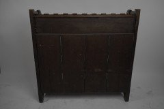 Pugin, Gothic Revival Bookcase with Carved Florets, acorns & Oak Leaf Decoration - Thumbnail 3