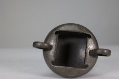 Liberty & Co., An English Pewter 0966 Arts & Crafts Milk & Sugar Bowl - Thumbnail 9