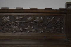 Pugin, Gothic Revival Bookcase with Carved Florets, acorns & Oak Leaf Decoration - Thumbnail 6