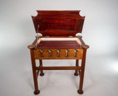 Liberty & Co., attributed. A Glasgow School Walnut Piano Stool with Storage Under the Seat - Thumbnail 14