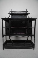 Charles Edward Horton for Lamb of Manchester. Anglo-Japanese Ebonised & Coromandel Side Cabinet - Thumbnail 2