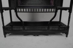 Charles Edward Horton for Lamb of Manchester. Anglo-Japanese Ebonised & Coromandel Side Cabinet - Thumbnail 4