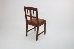 Pair of Vienna Secession Oak Side Chairs with Ebonised Spindles c.1900 - Thumbnail 6
