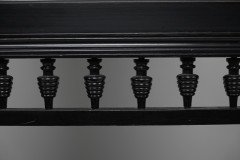 Charles Edward Horton for Lamb of Manchester. Anglo-Japanese Ebonised & Coromandel Side Cabinet - Thumbnail 13