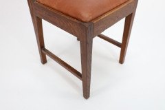 Pair of Vienna Secession Oak Side Chairs with Ebonised Spindles c.1900 - Thumbnail 13