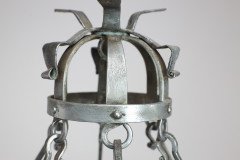 Arts & Crafts, Cotswold School. Hand Wrought Spherical Chandelier - Thumbnail 7