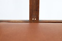 Pair of Vienna Secession Oak Side Chairs with Ebonised Spindles c.1900 - Thumbnail 19