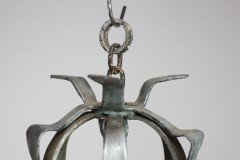 Arts & Crafts, Cotswold School. Hand Wrought Spherical Chandelier - Thumbnail 10