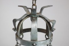 Arts & Crafts, Cotswold School. Hand Wrought Spherical Chandelier - Thumbnail 11
