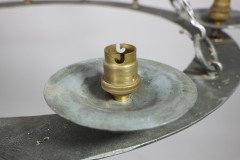 Arts & Crafts, Cotswold School. Hand Wrought Spherical Chandelier - Thumbnail 14