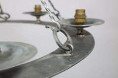 Arts & Crafts, Cotswold School. Hand Wrought Spherical Chandelier - Thumbnail 16