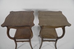 E. W. Godwin (style Of). A Pair of Ash Arts & Crafts Anglo-Japanese Side Tables - Thumbnail 3