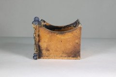 Royal Doulton. Aesthetic Movement Three-Section Salt Glaze Window Sill Planter - Thumbnail 5