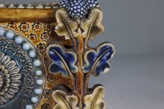 Royal Doulton. An Aesthetic Movement Three-Section Salt Glaze Window Sill Planter - Thumbnail 25