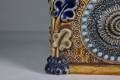 Royal Doulton. Aesthetic Movement Three-Section Salt Glaze Window Sill Planter - Thumbnail 28