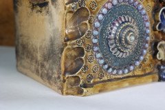 Royal Doulton. Aesthetic Movement Three-Section Salt Glaze Window Sill Planter - Thumbnail 30
