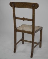J. G. Crace Attributed, In the style of a A. W. N. Pugin. A Pair of Gothic Revival Oak Cane Seat Dining Chairs - Thumbnail 14