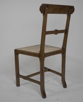 J. G. Crace, attributed. In the Style of a A. W. N. Pugin. A Pair of Gothic Revival Oak Cane Seat Dining Chairs - Thumbnail 13