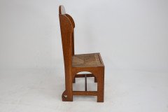 E G Punnett, attributed. Probably Made by William Birch. An Oak Wing Back Chair - Thumbnail 4