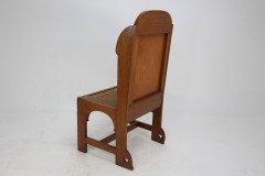 E. G. Punnett Attributed, probably Made by William Birch. An Oak Wing Back Chair - Thumbnail 20