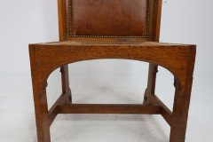 E. G. Punnett Attributed, probably Made by William Birch. Oak Wing Back Chair - Thumbnail 10