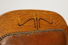 E. G. Punnett Attributed, probably Made by William Birch. An Oak Wing Back Chair - Thumbnail 6