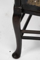 Liberty & Co. attributed. A Queen Anne style fretwork back cane seat Armchair - Thumbnail 12
