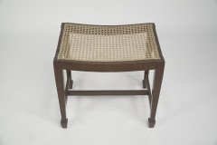 Arts & Crafts Sturdy Little Walnut Stool - Thumbnail 2