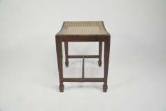 Arts & Crafts Sturdy Little Walnut Stool - Thumbnail 3