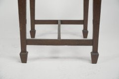 Arts & Crafts Sturdy Little Walnut Stool - Thumbnail 10