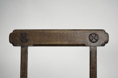 A. W. N. Pugin, attributed. Made by Gillows of Lancaster. A Gothic Revival Oak Side Chair - Thumbnail 8
