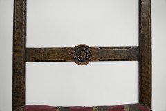 A. W. N. Pugin, attributed. Made by Gillows of Lancaster. A Gothic Revival Oak Side Chair - Thumbnail 10