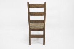 Heals. London. An Arts & Crafts Ladderback with Original Rush Seat - Thumbnail 4